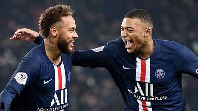 واکنش امباپه و نیمار به قهرمانی PSG +عکس - پارس فوتبال