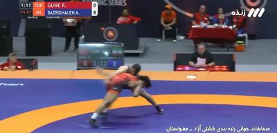 پیروزی بی دردسر بذری در مغولستان در نیمه نهایی + فیلم بازی احمد بذری مقابل حریف ترک