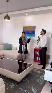 فیلم / نگاهی به چیدمان مبلمان شیک و دکوراسیون خاص خانه فقیهه سلطانی /  سلیقه خانم راننده تاکسی سریال یزدان جذابه !