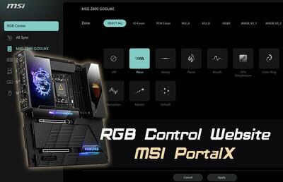 کنترل آنلاین افکت‌های RGB با PortalX؛ پلتفرم جدید MSI بدون نیاز به نصب نرم‌افزار