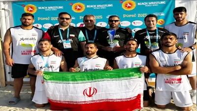 نایب قهرمانی تیم ملی کشتی ساحلی در کاپ جهانی