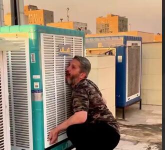 مواظب برق گرفتگی هنگام سرویس کولر باشید