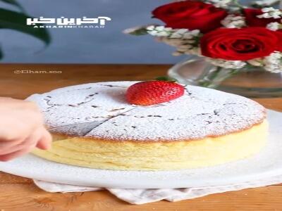 چیز کیک نرم ژاپنی