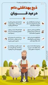 اینفوگرفی/ توصیه‌های بهداشتی ذبح دام در عید قربان | اقتصاد24
