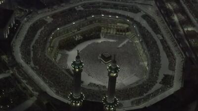 ببینید؛ تایم‌لپس دیدنی از طواف خانه خدا