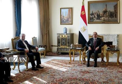 دیدار عراقچی با رئیس‌جمهور و وزیر خارجه مصر