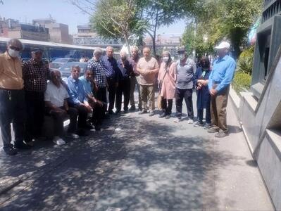 عکس تجمع سراسری بازنشستگان تامین اجتماعی در چند شهر | روزنو