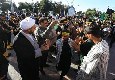 شرکت 1000نفر از پاسداران و بسیجیان در کاروان دوی امدادی سپاه - تسنیم
