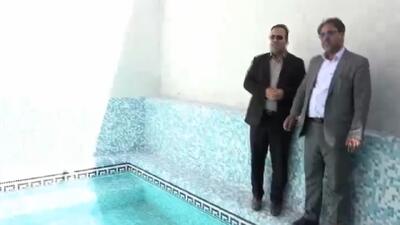 اتمام عملیات بازسازی استخر آبگرم معدنی روستای الله‌حق