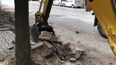 رنجش شهروندخبرنگار ما از کنده شدن جدول‌های معابر شاهین ویلا