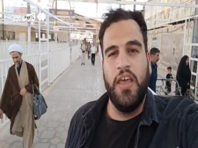 تردد روان زائران کربلا از مرز مهران
