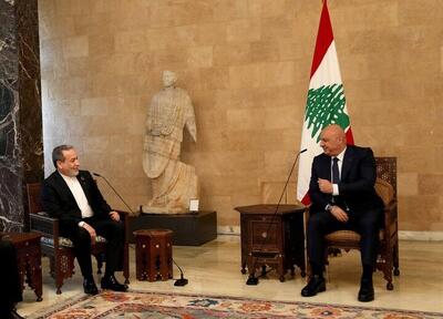 عراقچی با رئیس جمهور لبنان دیدار کرد