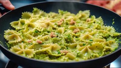 طرز تهیه پاستا نخودفرنگی