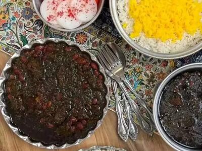 طرز تهیه خورش خرفه بدون گوشت (+فیلم)