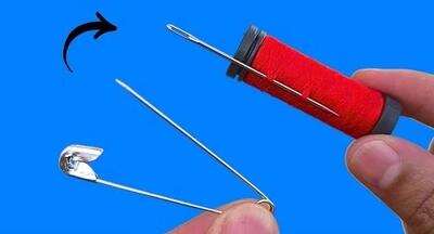 ترفندهای مخفی خیاط ها برای سوزن نخ کردن سریع!