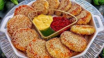طرز تهیه سیب زمینی کنجدی با طعم و بافتی بی نظیر