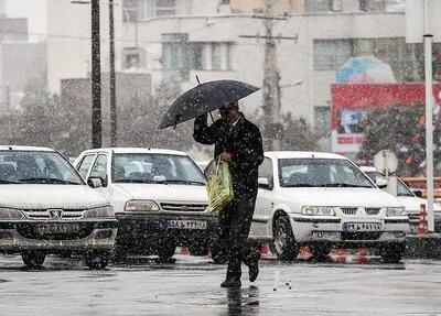 هشدار وقوع رگبار و بارش تگرگ در ۱۴ استان