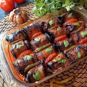 رولاتینی بادمجان ؛ غذایی خوشمزه به سبک ایتالیا