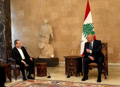 دیدار عراقچی با رییس‌جمهور لبنان