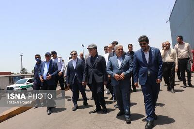 ارزیابی ظرفیت‌های بندر شهید رجایی با حضور وزیر حمل‌ و نقل ازبکستان