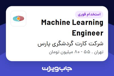 استخدام Machine Learning Engineer در شرکت کارت گردشگری پارس