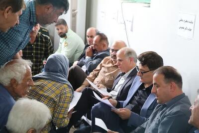 میز خدمت جهادی در روستای شالماء شفت برگزار شد