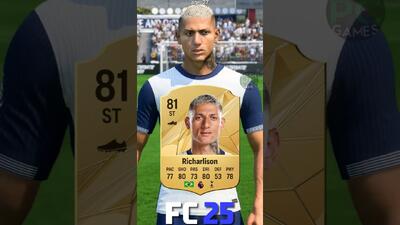 مقایسه ریتینگ و تفاوت ظاهری ریچارلیسون از FIFA 18 تا EA FC 25 - پارس فوتبال