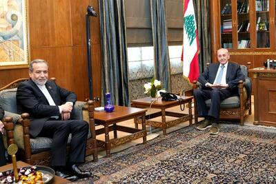 عراقچی پس از دیدار با نبیه بری: لبنان می‌تواند برای بازسازی روی ایران حساب باز کند
