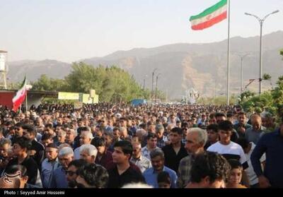 تشییع شهید مرزبان محمد زارعی در شهر کلمه دشتستان+عکس - تسنیم