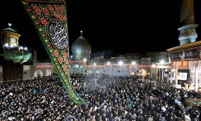 آستان حضرت عبدالعظیم با نوای یا حسین(ع) عاشقان اهل بیت در ایام مسلمیه همراه بود