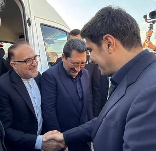 وزیر صنعت، معدت و تجارت وارد سنندج شد