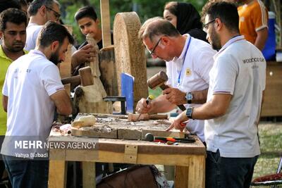 کرمانشاه میزبان تقابل هنری ایران و چین در رویداد بین‌المللی چوب