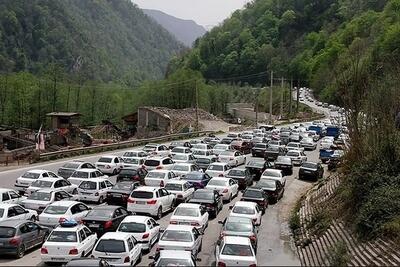 ترافیک سنگین در جاده‌های شمالی