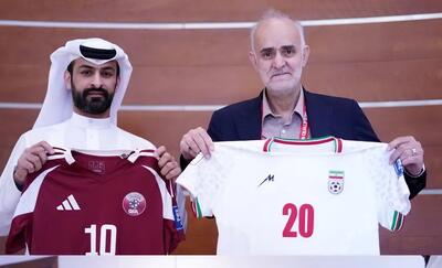تیم ایران در مقابل قطر سفید می‌پوشد