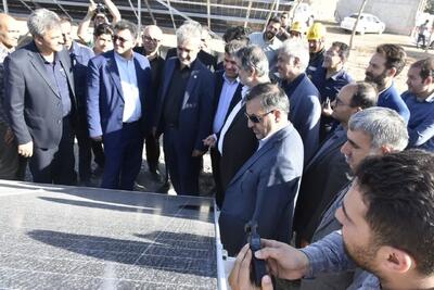 افتتاح نیروگاه کشاورزی ۱۵۰ کیلوواتی در داودآباد
