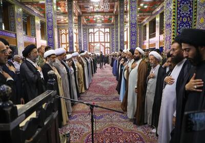 عزاداری باشکوه روحانیون یزدی در سالروز ارتحال امام خمینی(ره) - تسنیم