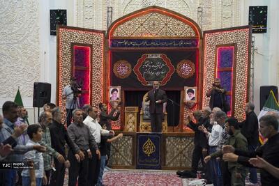 مراسم سوگواری شهادت امام محمد باقر و سالگرد ارتحال امام (ره) + تصاویر