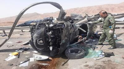 تصادف منجر به قطع عضو در اتوبان کاشان به قم / بالگرد اورژانس به پرواز درآمد