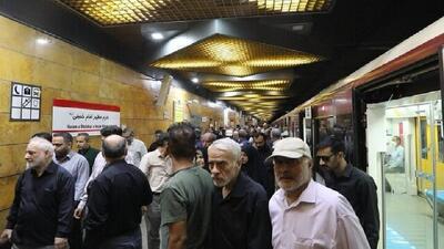 ثبت ۶۲۰ هزار سفر با مترو در سالروز ارتحال امام خمینی (ره)