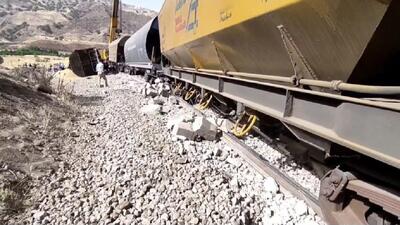 خروج واگن‌های باری در لرستان حادثه جانی نداشت