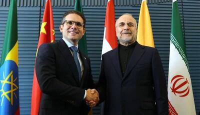 دیدار قالیباف با رئیس مجلس نمایندگان برزیل