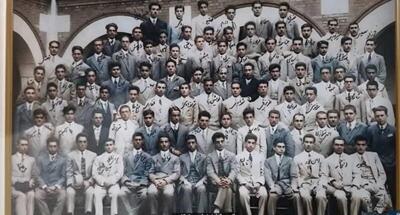 اولین گروه اعزامی محصلان ایرانی به فرانسه در دوران رضاشاه، سال ۱۳۰۷ خورشیدی (عکس)