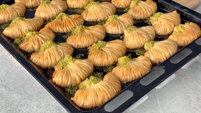 طرز تهیه باقلوا دست ساز در خانه بدون داشتن مهارت آشپزی