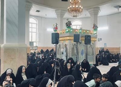 برگزاری مراسم قرائت دعای عرفه در بقعه سید حسین رضوی خیرآباد