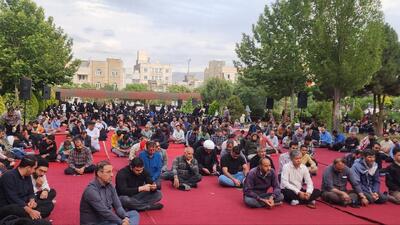 مراسم پرفیض دعای عرفه در دانشگاه پیام نور بجنورد