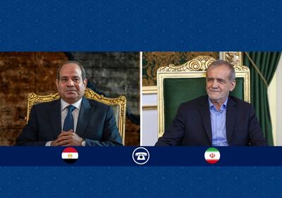 روسای جمهور ایران و مصر گفت‌وگو کردند