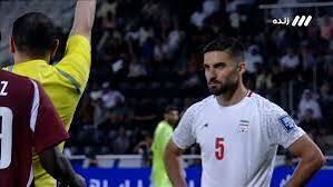 فیلم/ اخراج میلاد محمدی مقابل قطر - پارس فوتبال