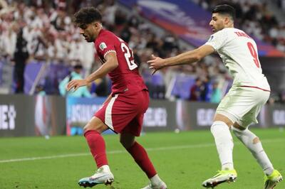 برتری یک بر صفر قطر مقابل ایران در نیمه اول/ میلاد محمدی اخراج شد! - پارس فوتبال