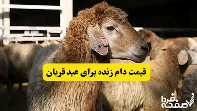 نرخ رسمی دام زنده برای عید قربان اعلام شد