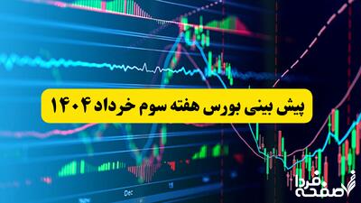 پیش‌ بینی بورس هفته سوم خرداد ۱۴۰۴ + تحلیل